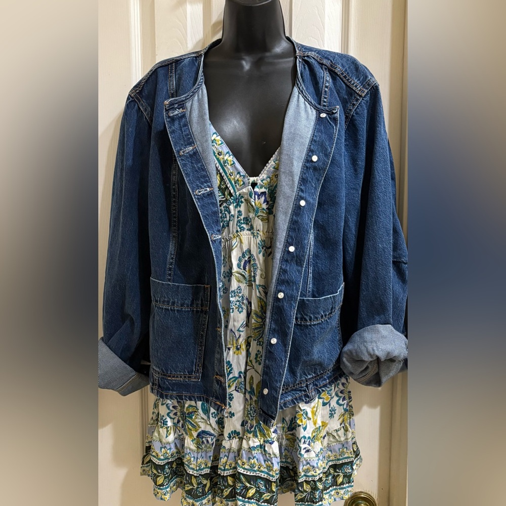Beautiful Bohemian Floral Print Mini Sun Dress by Angie⭐️NWT⭐️🔥FINAL PRICE🔥 - Picture 1 of 9